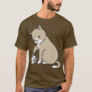 Camiseta Dígitos y gatos de poliédrica D20