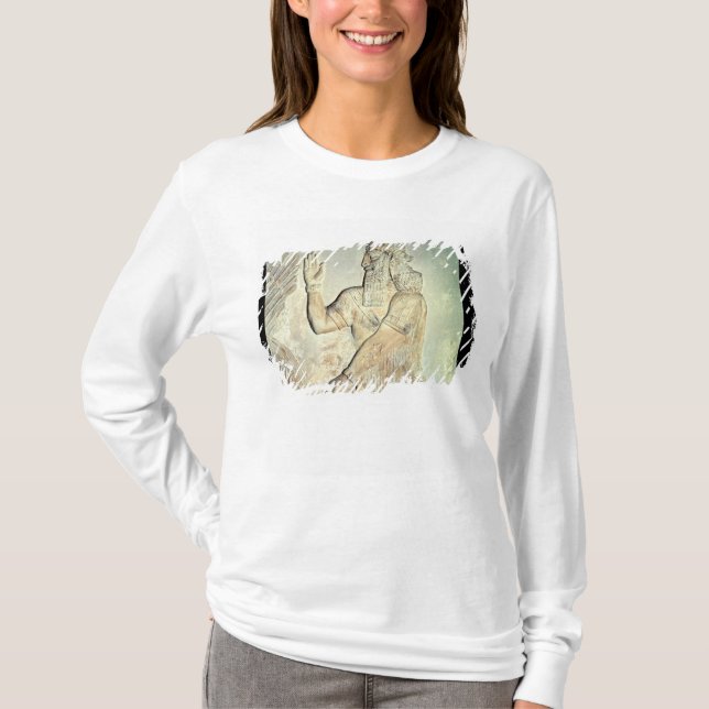 Camiseta Dignatario, alivio, asirio (Anverso)