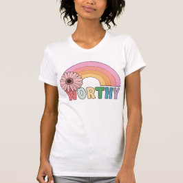 Camiseta Digno arcoiris florece