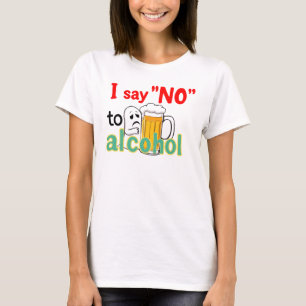 Camiseta Digo 'NO' al alcohol