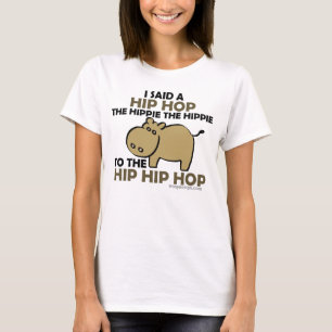Camiseta Dije el hipopótamo del Hippie de Hip Hop