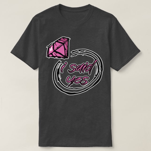 Camiseta dije que sí (Diseño del anverso)