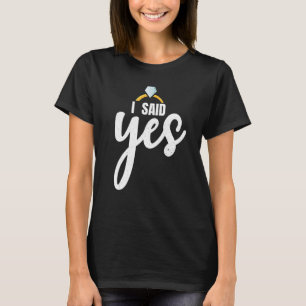 Camiseta Dije Que Yasss Cute Bridesmaid Bachelorette Party 