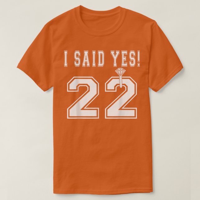 Camiseta Dije Sí Novia Para Ser Bacheoloret De Compromiso 2 (Diseño del anverso)