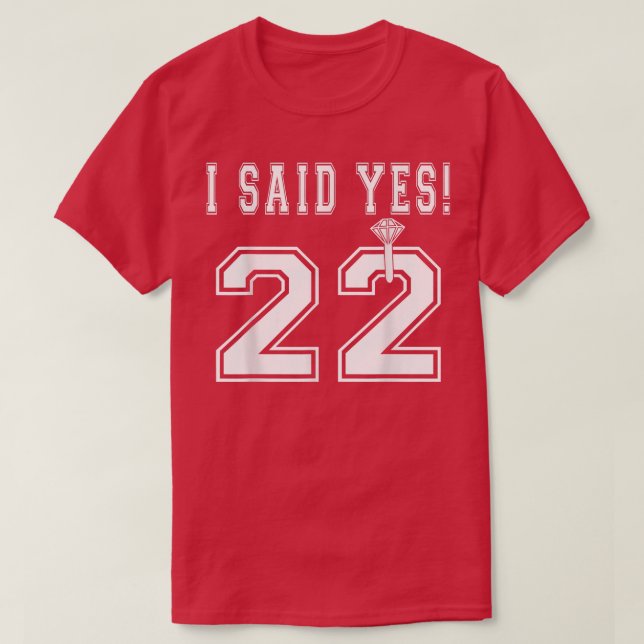 Camiseta Dije Sí Novia Para Ser Bacheoloret De Compromiso 2 (Diseño del anverso)