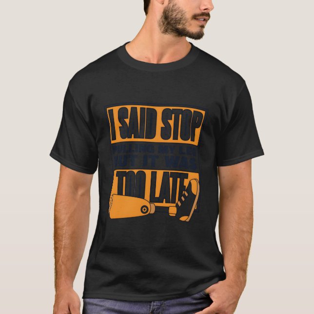 Camiseta Dijo Que Dejara De Batir La Pierna De Usuario De M (Anverso)