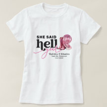 Dijo que sí con un infierno Rosa Sombrero de cabin