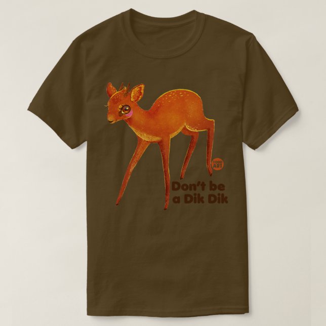 Camiseta dik dik (Diseño del anverso)
