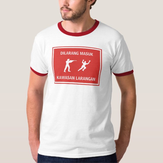 CAMISETA DILARANG MASUK, KAWASAN LARANGAN (Anverso)