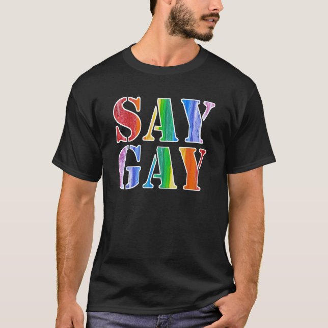 Camiseta Dile A Maestra Gay Que No Sea Enfermero De Servici (Anverso)