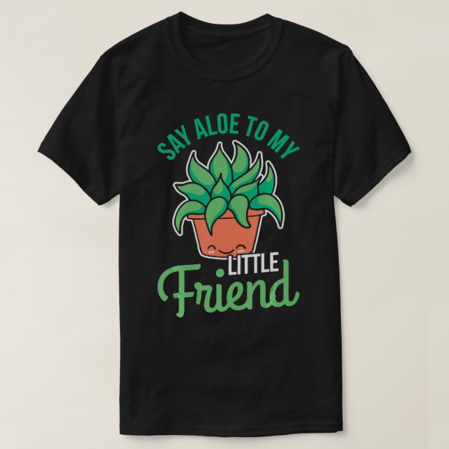 Camiseta Dile aloe a mi amiguita Idea de regalo (Diseño del anverso)