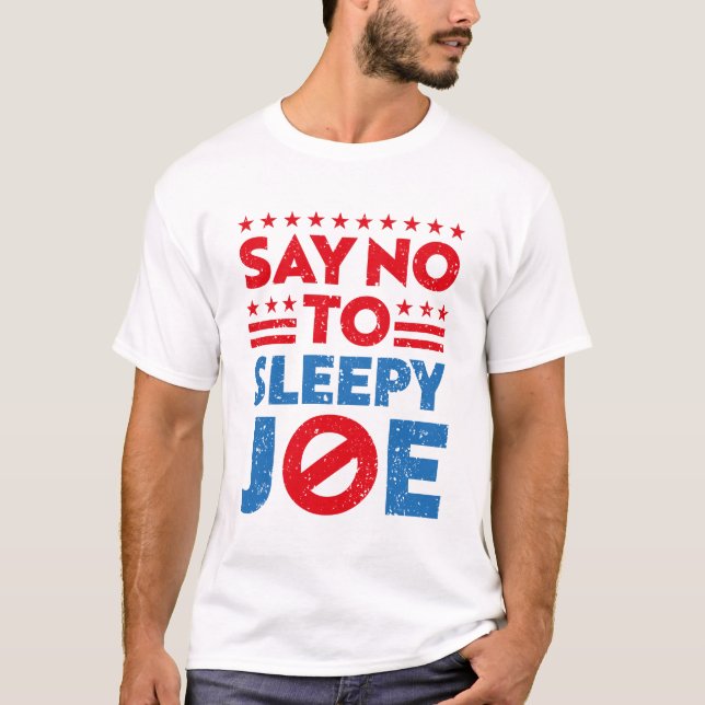 Camiseta Dile no a joe somnolienta (Anverso)