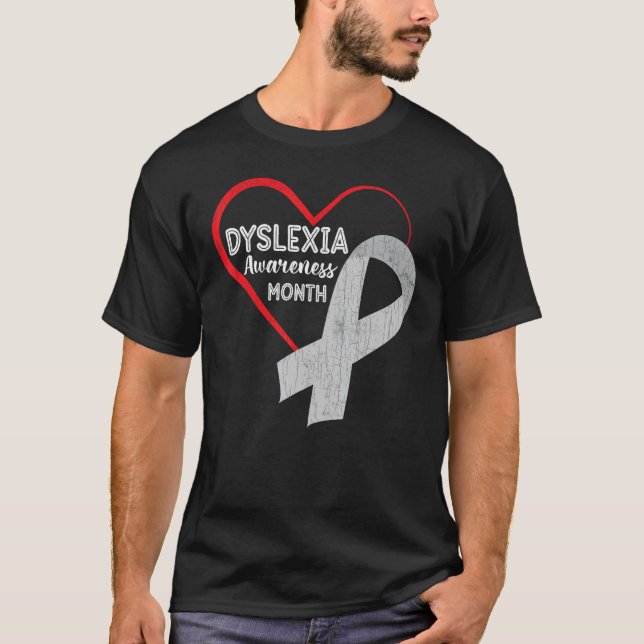 Camiseta Dilexia Mes de Conciencia Profesores divertidos Es (Anverso)