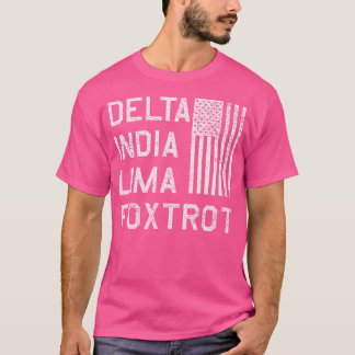 Camiseta Dilf Delta India Lima Foxtrot La Bandera Estadouni