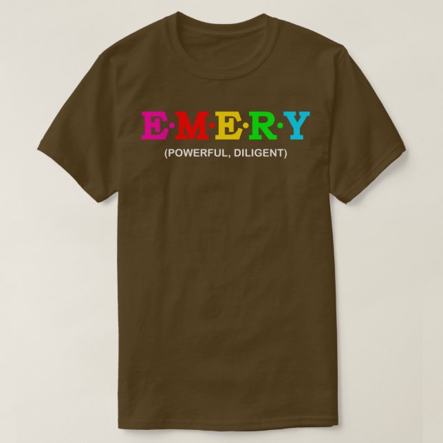 Camiseta Diligente Emery (Diseño del anverso)