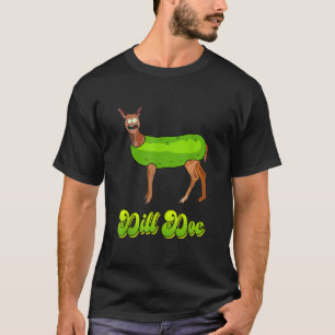 Camiseta Dill Doe divertido pepino ciervo o reno hombres ad