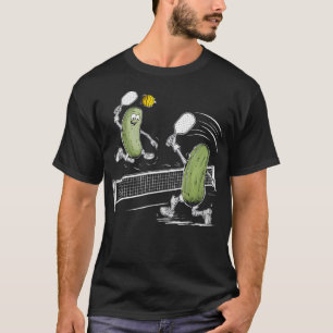 Camiseta Dill pickle jugando pickleball Amante divertido de