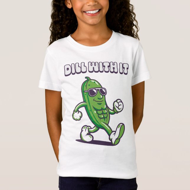 Camiseta Dill With It Guay Pickle Chica (Anverso)