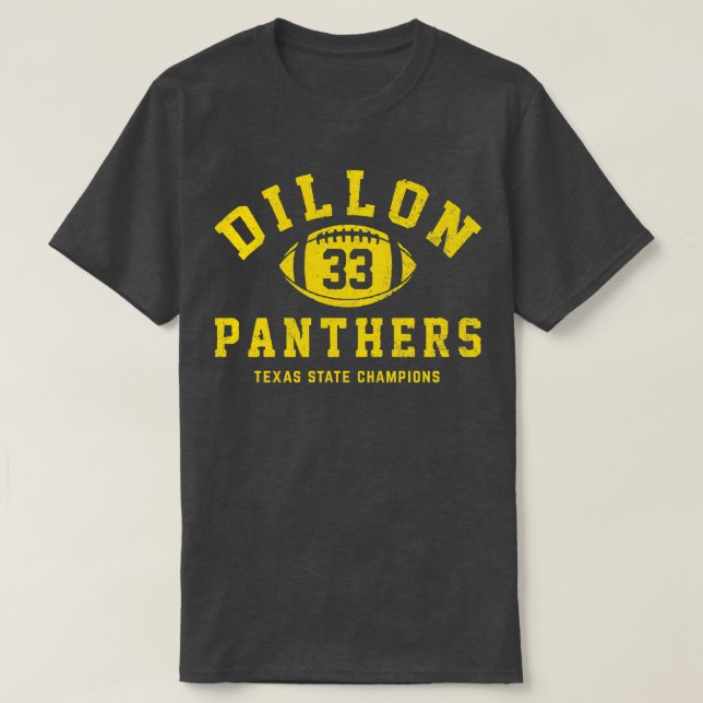 Camiseta Dillon Panthers 33 Campeones de Estado de Texas (Diseño del anverso)