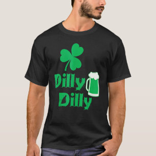 Camiseta Dilly Hoja de Trébol Suerte Irlandesa Día de San P