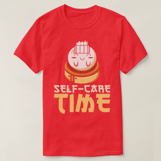 Camiseta Dim resume el tiempo de relajación del autocuidado (Diseño del anverso)