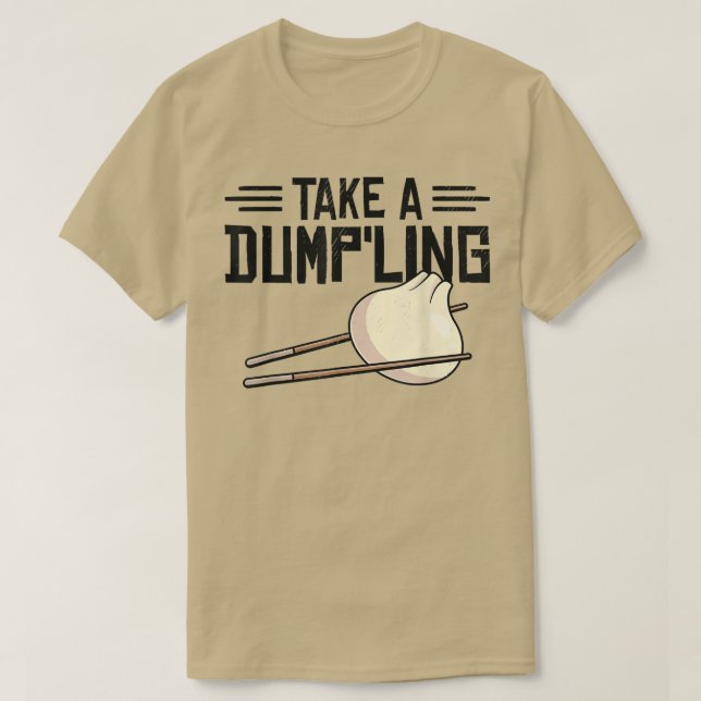 Camiseta Dim Suma Comida Asiática Cocina Alimenticia Pun Ch (Diseño del anverso)
