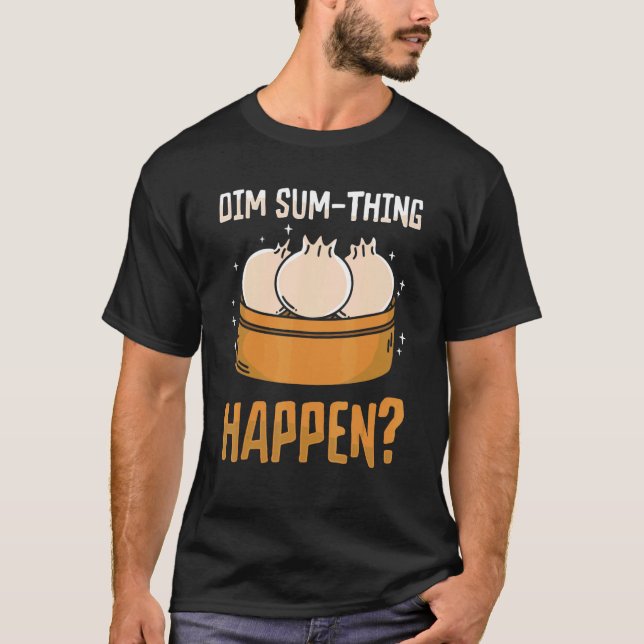 Camiseta Dim Suma Comida Asiática Cocina Alimenticia Pun Ch (Anverso)