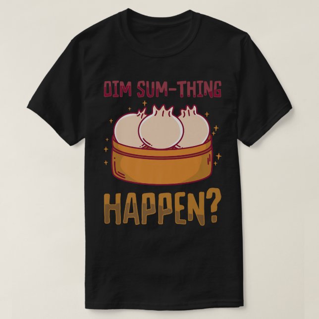 Camiseta dim sums cocina asiática alimentos pun chino asi (Diseño del anverso)