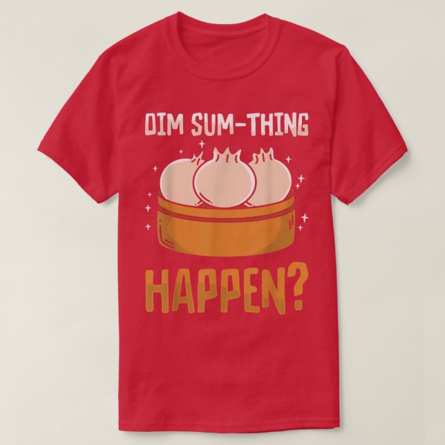 Camiseta dim sums cocina asiática alimentos pun chino asi (Diseño del anverso)
