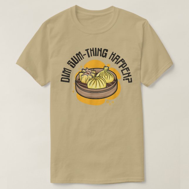 Camiseta dim sums cocina asiática alimentos pun chino asi (Diseño del anverso)