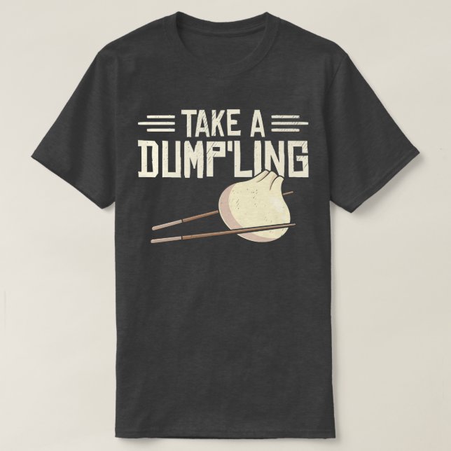 Camiseta dim sums cocina asiática alimentos pun chino asi (Diseño del anverso)