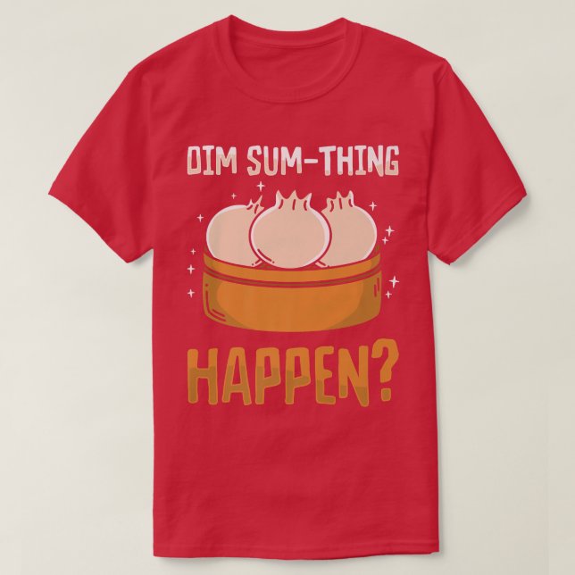 Camiseta dim sums cocina asiática alimentos pun chino asi (Diseño del anverso)