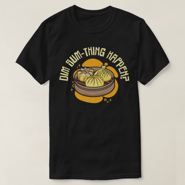 Camiseta dim sums cocina asiática alimentos pun chino asi (Diseño del anverso)