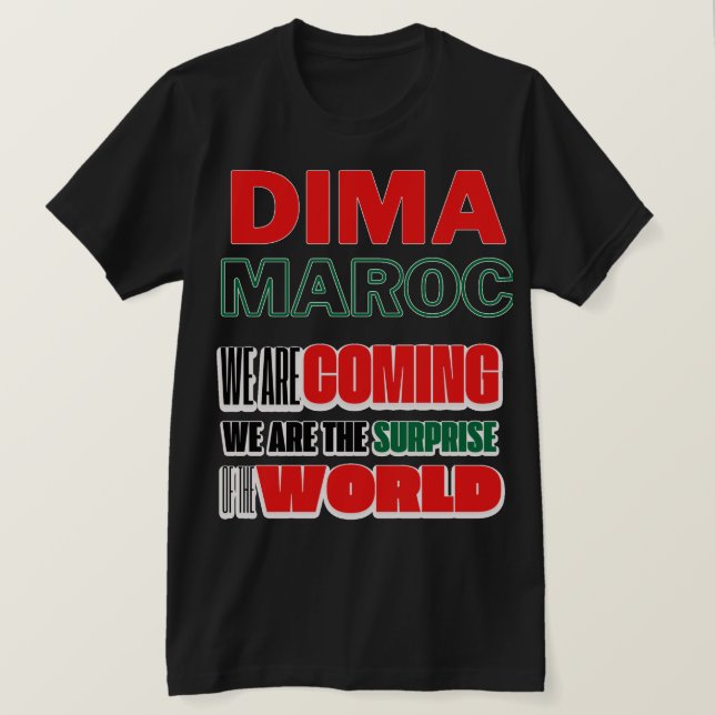 Camiseta Dima Maghrib T-Shirt   (Anverso del diseño)