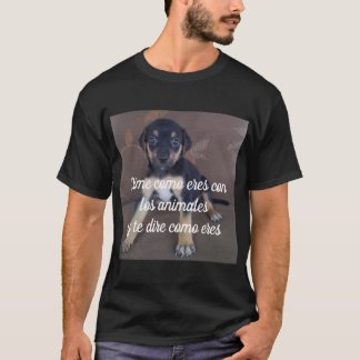 Camiseta Dime como eres con los animales