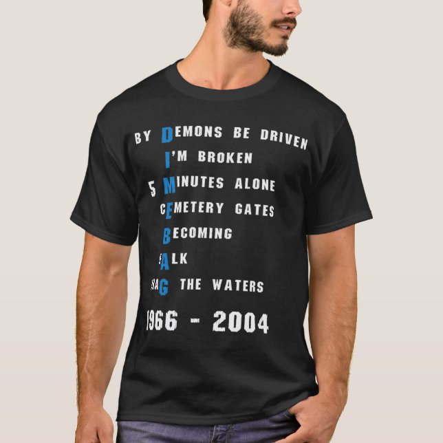 Camiseta Dimebag RIP (Anverso)