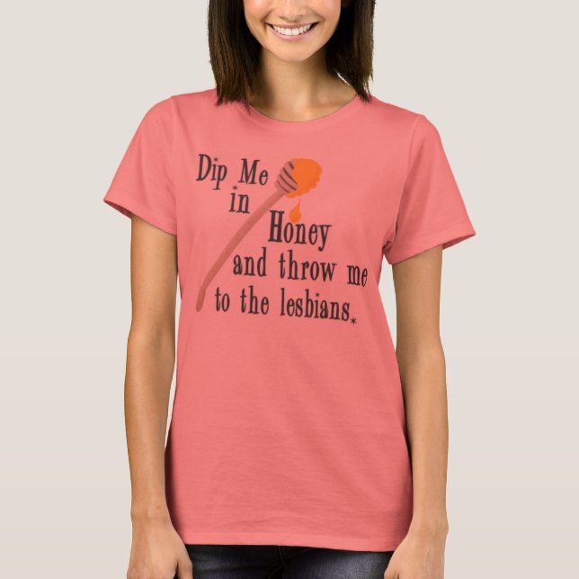 Camiseta Dímelo en la miel (Anverso)
