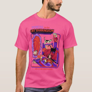Camiseta Dimensión de Gatos Ciencia Ficción Retro Vintage D
