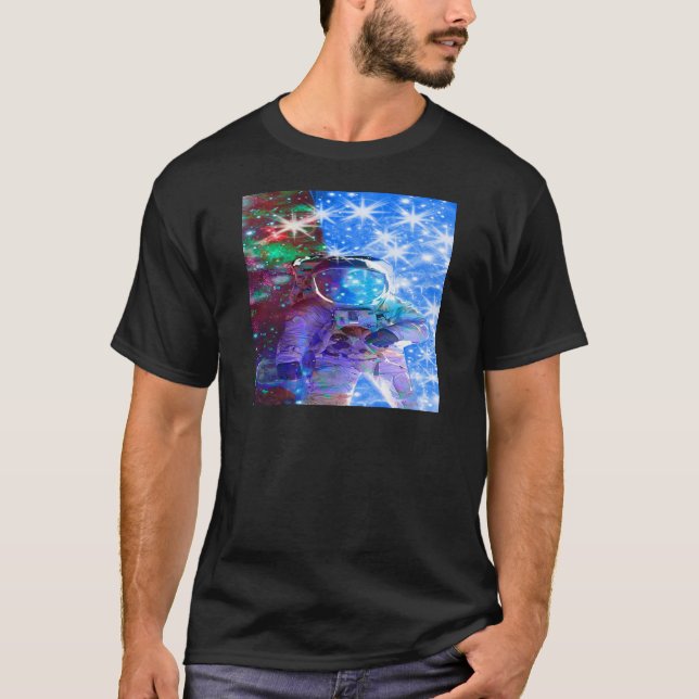 Camiseta Dimensiones astronautas (Anverso)