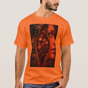 Camiseta Dimensiones Fracturadas – Doble Cara Abstracta Sur