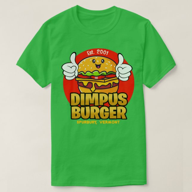 Camiseta Dimpus Burger de Super Troopers 2001 (Diseño del anverso)