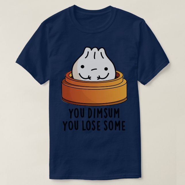 Camiseta Dimsum Perdió Un Pun De Comida 1 (Diseño del anverso)