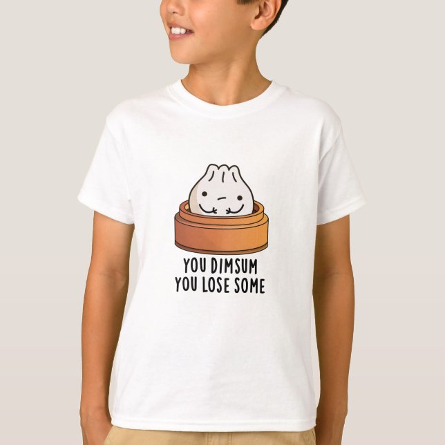Camiseta Dimsum Pierde Algo De Comida Graciosa (Anverso)