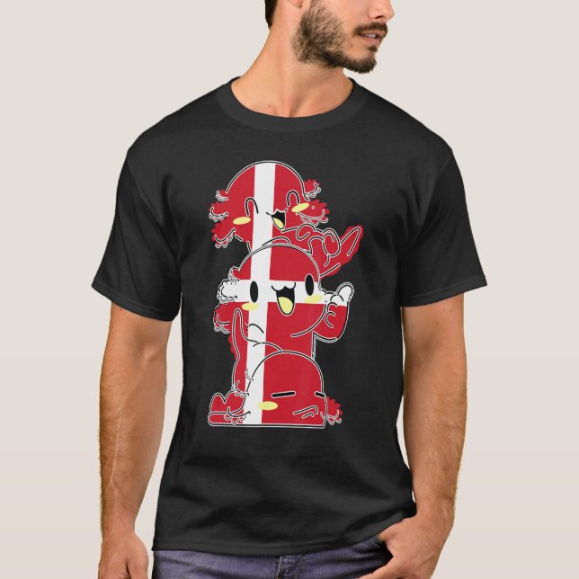 Camiseta Dinamarca Axolotls Dinamarca (Anverso)