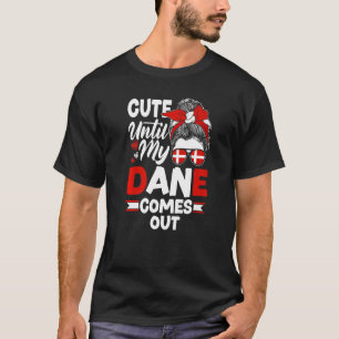Camiseta Dinamarca Bandera Danesa Cortada hasta que salga m