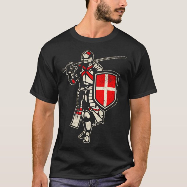 Camiseta Dinamarca Caballero danés (Anverso)