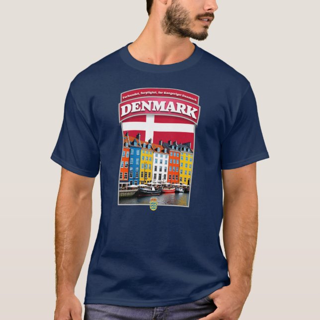 Camiseta Dinamarca Copenhague Europa (Anverso)