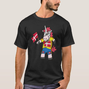 Camiseta Dinamarca Crazy Unicorn