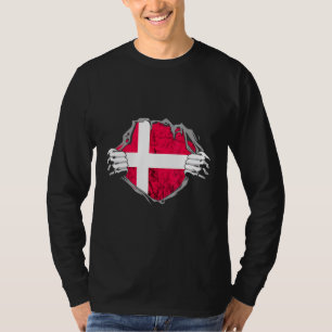 Camiseta Dinamarca Daneses Chest Orgullo Danés Raíces