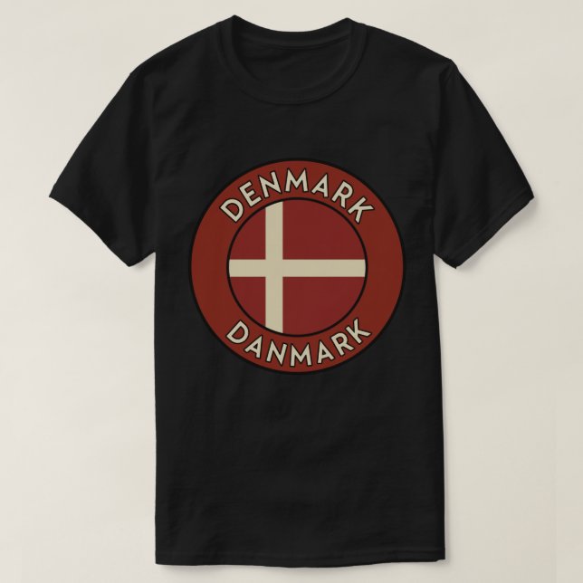 Camiseta Dinamarca Danmark  (Diseño del anverso)